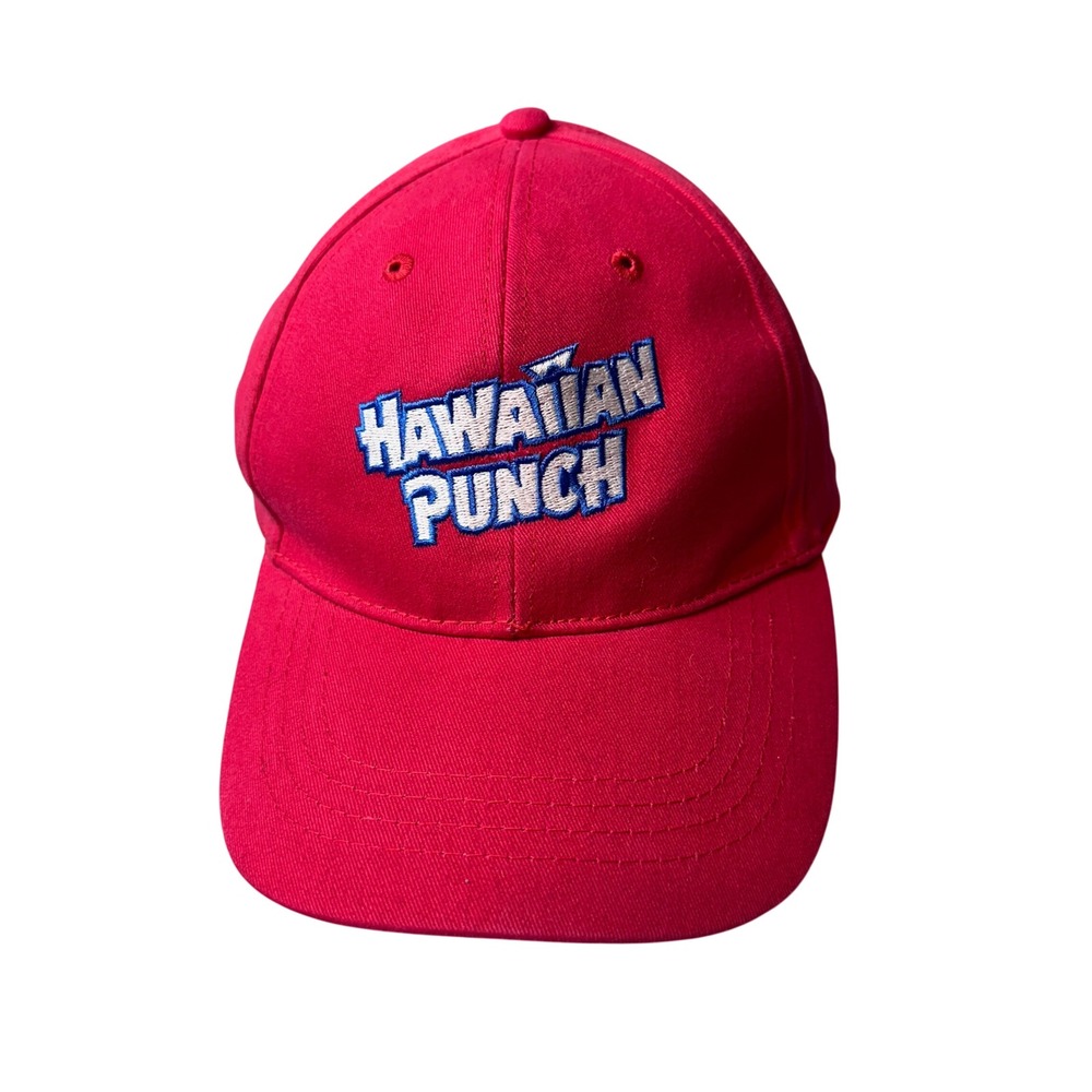 Hawaiian‎ Punch Hat Mens OSFA Red Logo Baseball Cap Punchy Mascot Adjustable